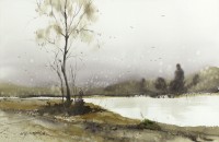 Arif Ansari, 15 x 22 Inch, Water Color on Paper, Landscape Painting, AC-AA-052